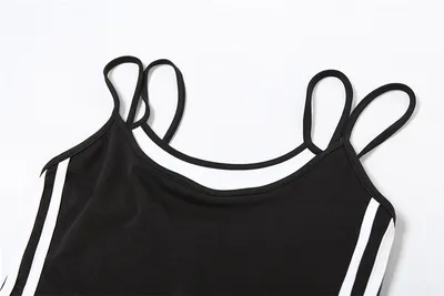Women's Fashion Sleeveless U-neck Low-cut Jumpsuit