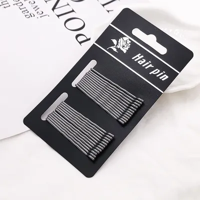 Black high-end Non-Shedding Paint Net Red Hair Accessories Word Clip