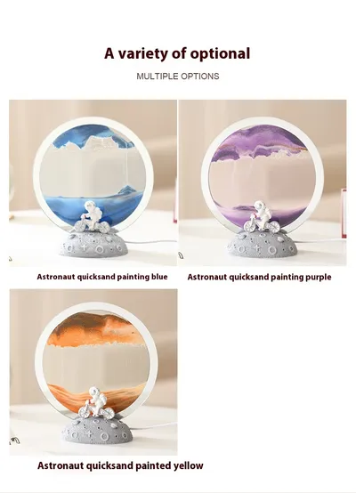 3d Quicksand Painting Creative Home Living Room Desktop Ornaments Crafts Office Decorations