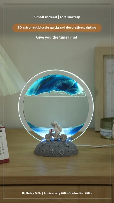 3d Quicksand Painting Creative Home Living Room Desktop Ornaments Crafts Office Decorations