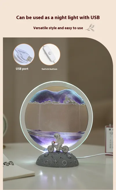 3d Quicksand Painting Creative Home Living Room Desktop Ornaments Crafts Office Decorations