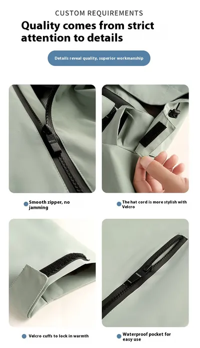 Single Layer Shell Jacket Outdoor Sports Waterproof Windproof Jacket