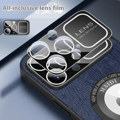 Magnetic Phone Case Large Window Tree Pattern