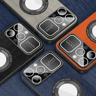 Magnetic Phone Case Large Window Tree Pattern