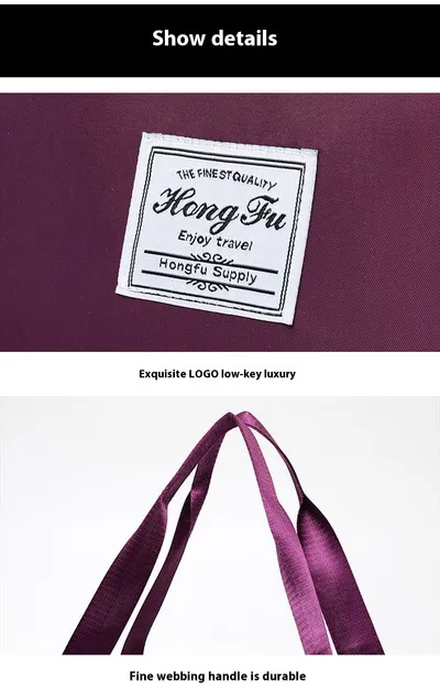 Double-layer Extended Large Capacity Travel Bag Dry Wet Separation Lightweight Maternity Package