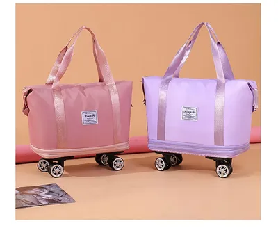 Double-layer Extended Large Capacity Travel Bag Dry Wet Separation Lightweight Maternity Package