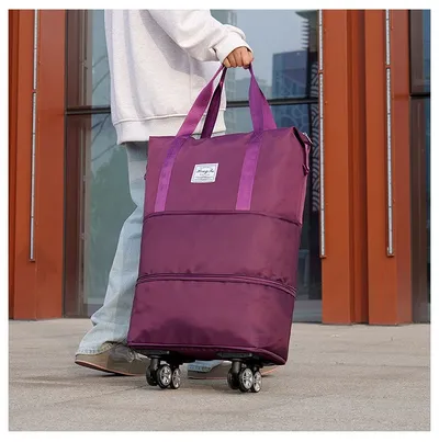 Double-layer Extended Large Capacity Travel Bag Dry Wet Separation Lightweight Maternity Package