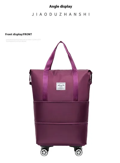 Double-layer Extended Large Capacity Travel Bag Dry Wet Separation Lightweight Maternity Package