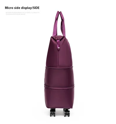 Double-layer Extended Large Capacity Travel Bag Dry Wet Separation Lightweight Maternity Package