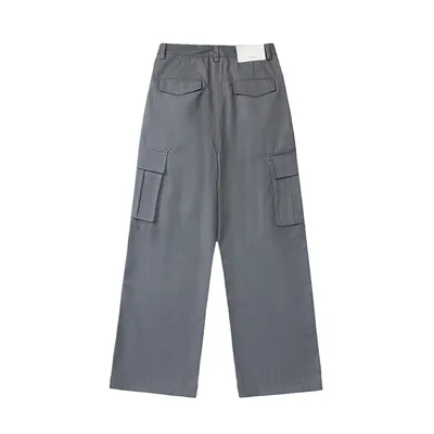 Men's Simple Casual Loose-fitting Wide-leg Trousers