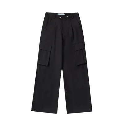Men's Simple Casual Loose-fitting Wide-leg Trousers