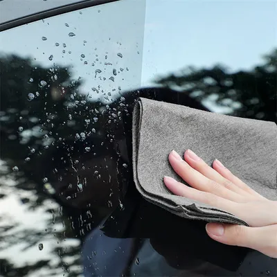 Thickened Magic Cleaning Cloth Microfiber Surface Instant Polishing Household Cleaning Cloth For Glass Windows Mirrors Car Kitchen Gadgets