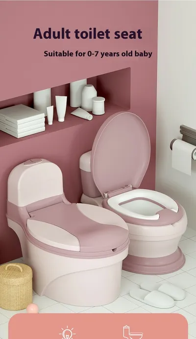 Plus-sized Baby Toilet Can Put Garbage Bags For Children Aged