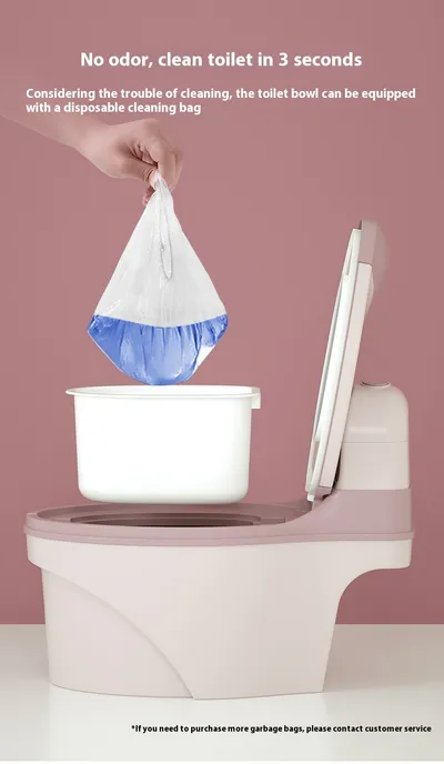 Plus-sized Baby Toilet Can Put Garbage Bags For Children Aged