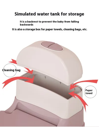 Plus-sized Baby Toilet Can Put Garbage Bags For Children Aged