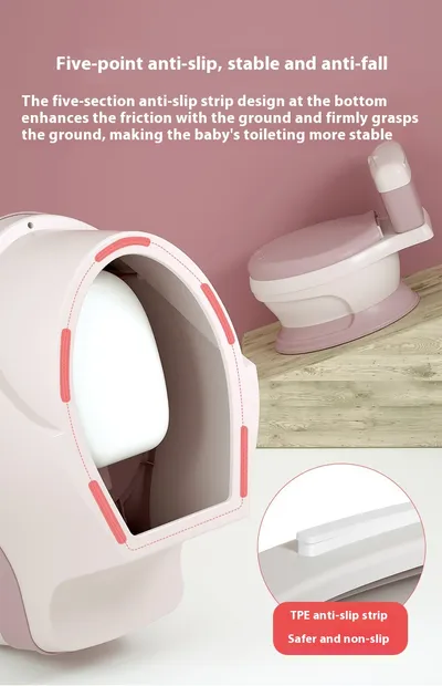 Plus-sized Baby Toilet Can Put Garbage Bags For Children Aged