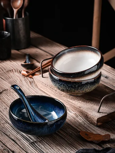 Creative Tableware Ceramic Household Rice Bowl