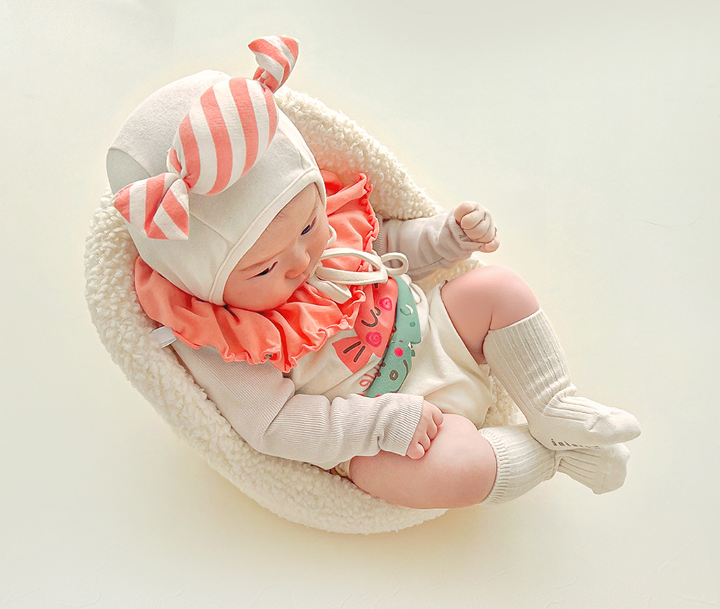 بدلة أطفال بتصميم حلوى كورية مطبوعة