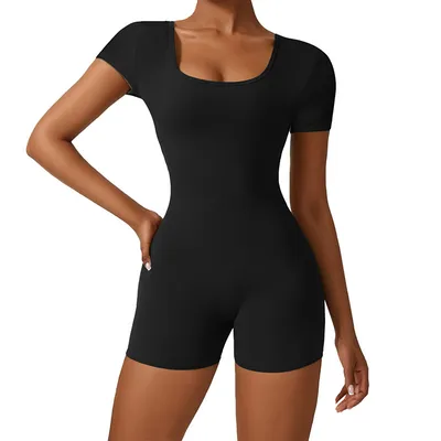 European And American Women's Clothing Slim Fit Hip Raise Jumpsuit