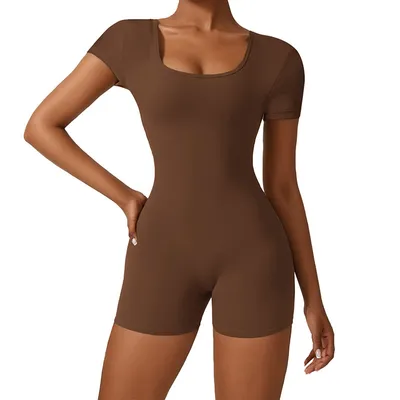 European And American Women's Clothing Slim Fit Hip Raise Jumpsuit