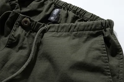 Japanese Style Workwear Pants Men's Sports Drawstring