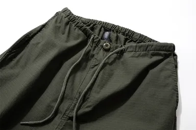 Japanese Style Workwear Pants Men's Sports Drawstring