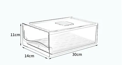 Kitchen Refrigerator Storage Box Drawer Crisper