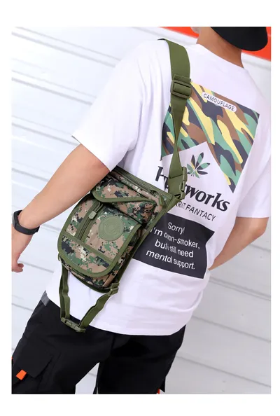 Men's Lightweight Camouflage Chest Bag
