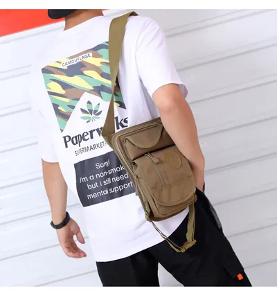 Men's Lightweight Camouflage Chest Bag