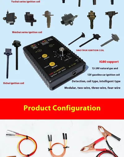 Automobile Ignition Coil Detector Natural Gas Gasoline Detection IG80