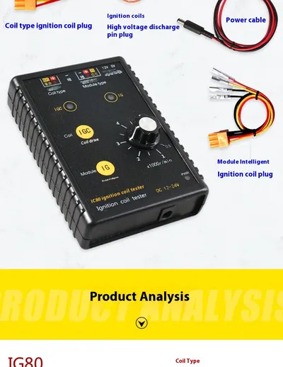 Automobile Ignition Coil Detector Natural Gas Gasoline Detection IG80