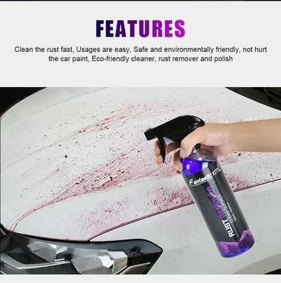 Automobile Tire Steel Ring Rust Removal Iron Powder Aluminum Alloy Car Wash Liquid
