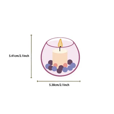 ٥٠ شمعة كرتونية، علاج عطري، ديكور مميز، جيتار، دفتر ملاحظات، حقائب سفر، ملصقات مقاومة للماء يمكنك صنعها بنفسك