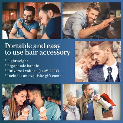 Multifunctional Hair Straightener Hair Comb Brush Men Beard Straightener Straightening