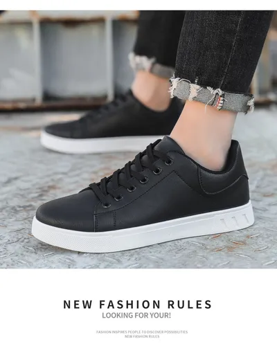 Lace-up Flat Shoes Men's Fashion Casual Shoes