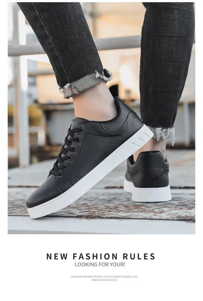 Lace-up Flat Shoes Men's Fashion Casual Shoes