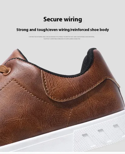 Lace-up Flat Shoes Men's Fashion Casual Shoes