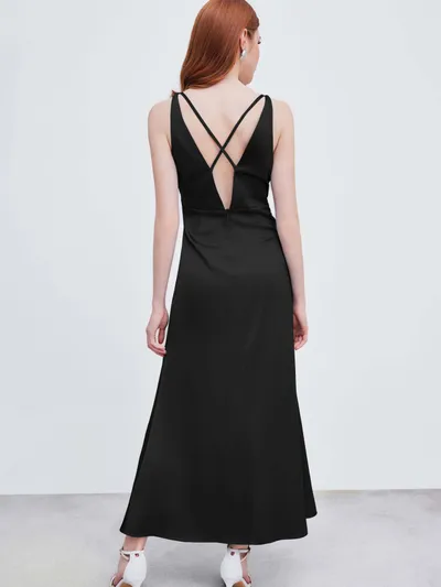 Fashion Personality Women Sleeveless Sling Dress