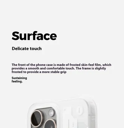 White Mech Double-layer Magnetic Phone Case
