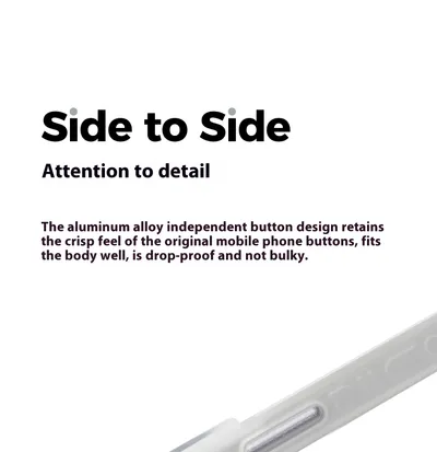 White Mech Double-layer Magnetic Phone Case