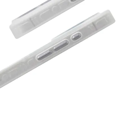 White Mech Double-layer Magnetic Phone Case