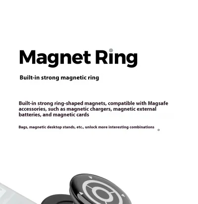 White Mech Double-layer Magnetic Phone Case