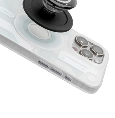 White Mech Double-layer Magnetic Phone Case