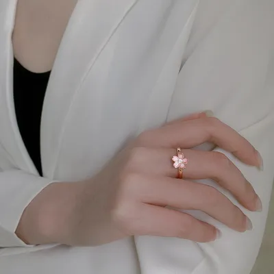 Fashion Personalized Flower Ring For Women