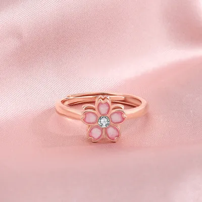 Fashion Personalized Flower Ring For Women