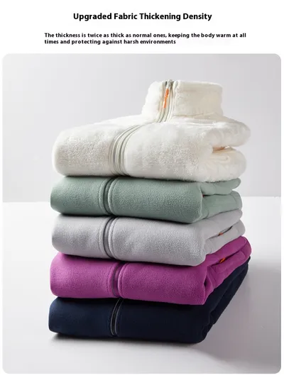Double-sided Polar Fleece Outdoor Thick Warm Sweater Coat