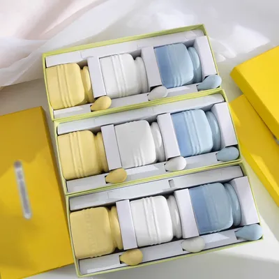 Kitchen Supplies Ceramic Seasoning Jar With Spoon Gift Box Condiment Bottle
