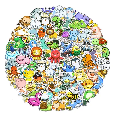 200 Pieces Style Stickers DIY Decorative Luggage Notebook Waterproof Label