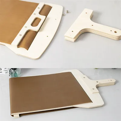 3 Sizes Sliding Pizza Peel Shovel Storage Board Pala Pizza Scorrevole Wooden Handle Transfer Pizza Kitchen Gadgets