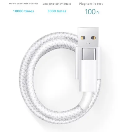 Usb To Typec Fast Charge Braided Data Cable